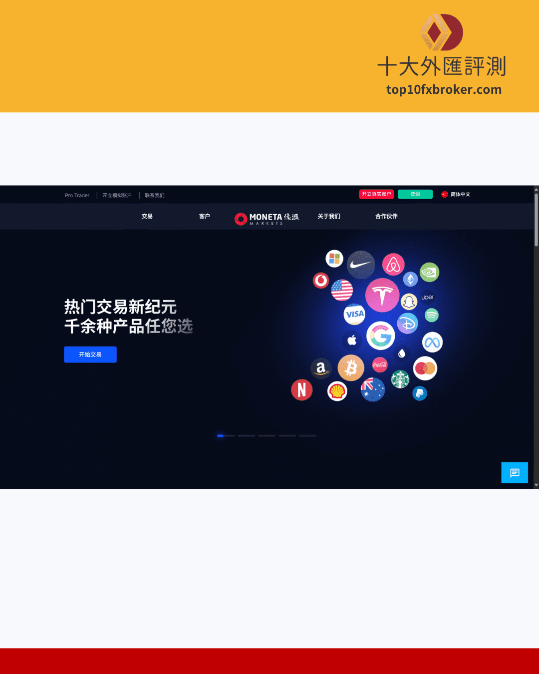 Moneta Markets 億匯註冊流程圖(1)