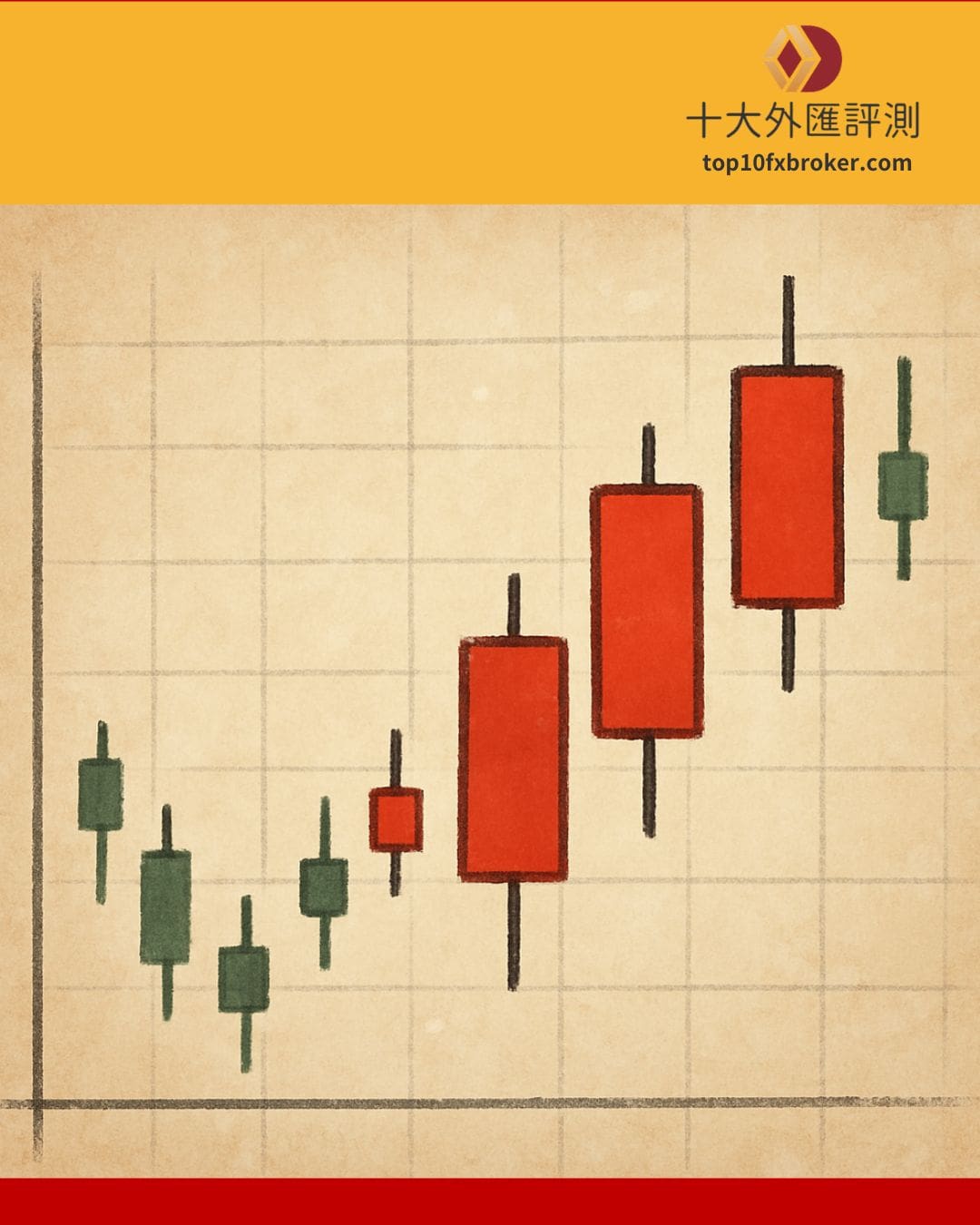 連續三根紅K（紅三兵）