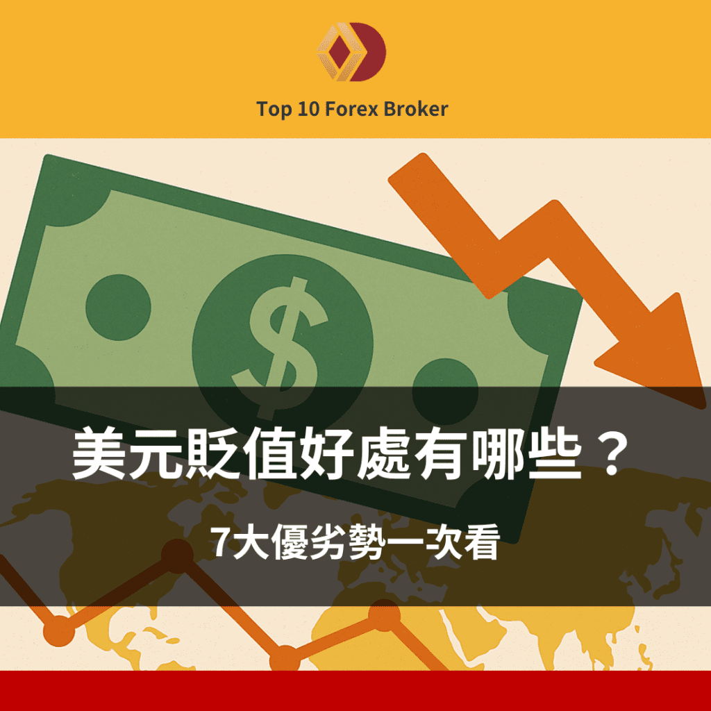 美元貶值好處示意圖
