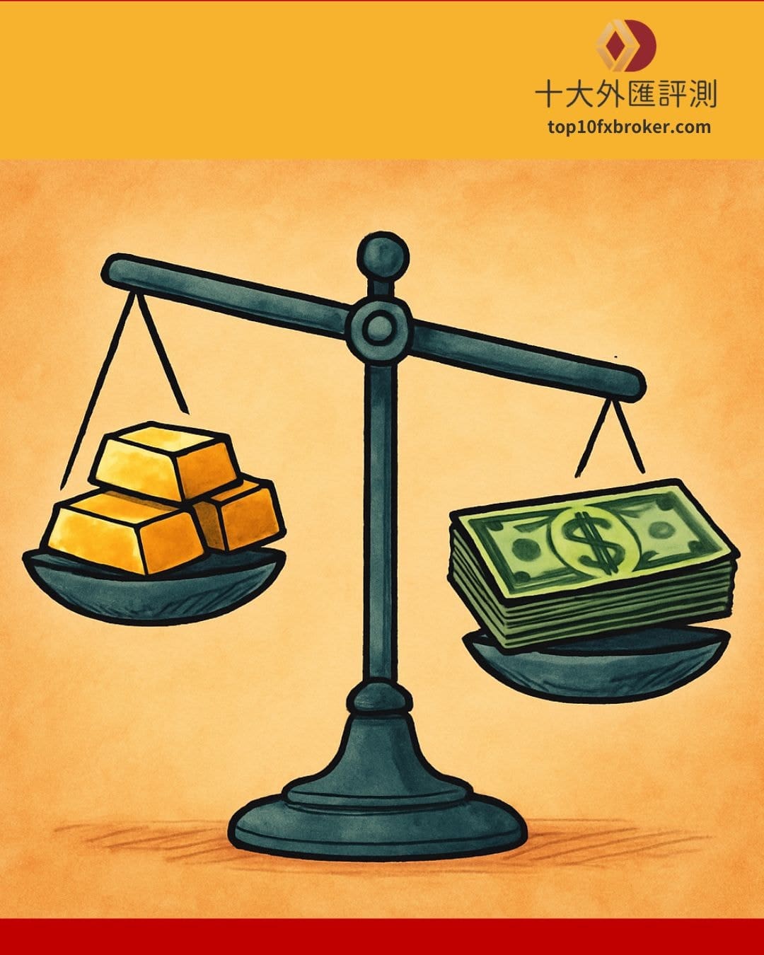 黃金美元關係圖