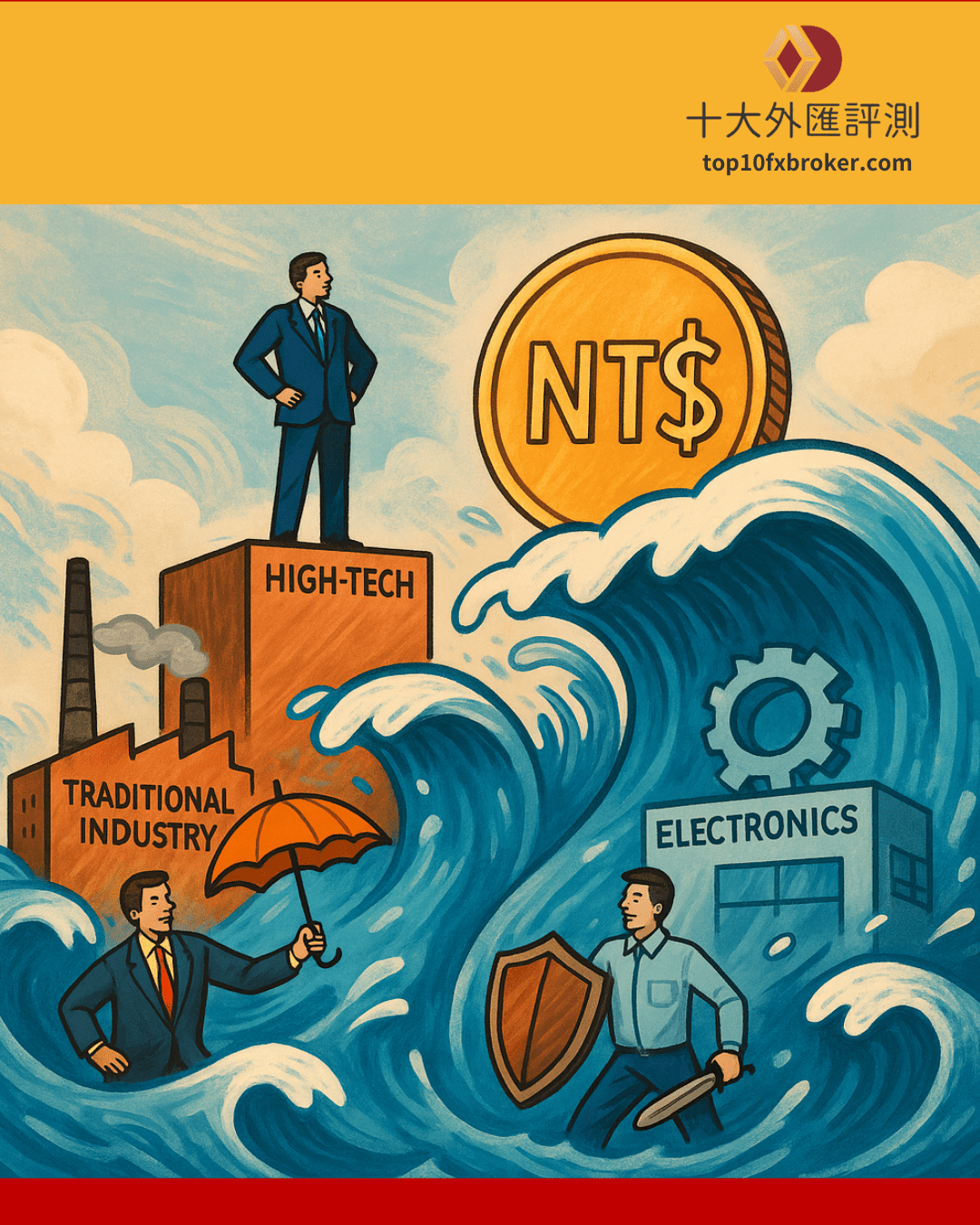 台幣升值不利出口廠商