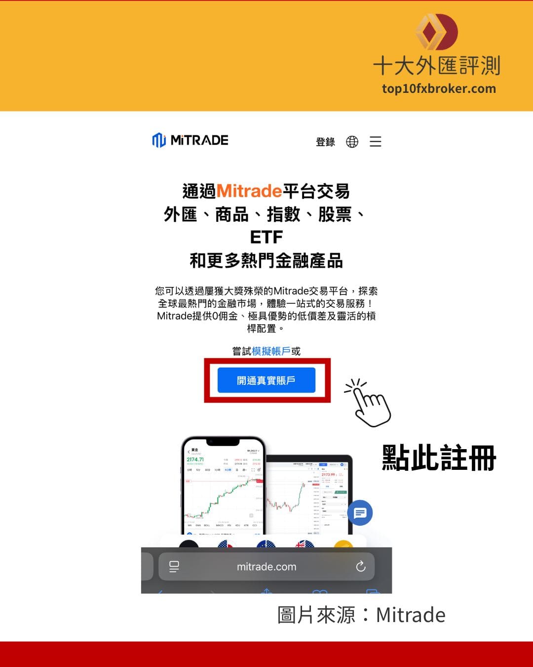 可以到官網或 App 開戶
