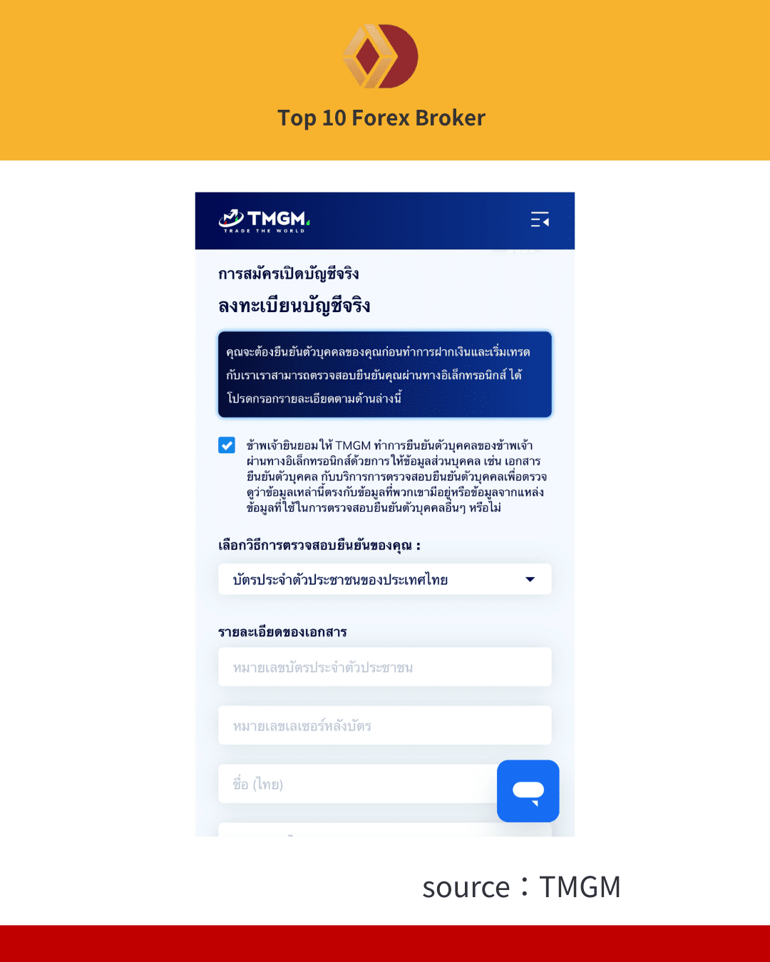ภาพขั้นตอนการลงทะเบียน 3