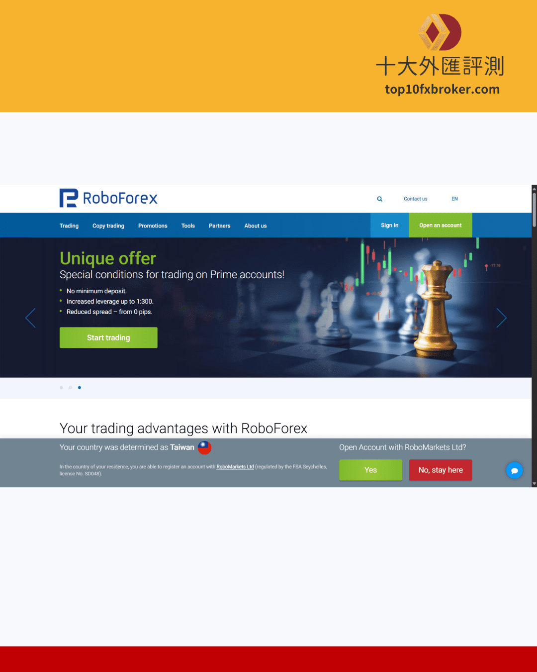 RoboForex 註冊流程1