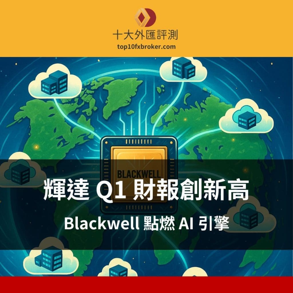 輝達 Q1 財報創新高，Blackwell 點燃 AI 引擎