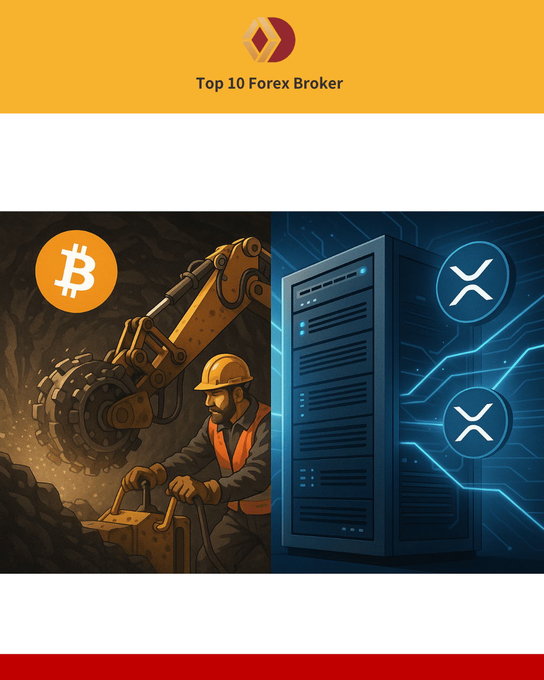 ภาพความแตกต่างจาก Bitcoin และ XRP