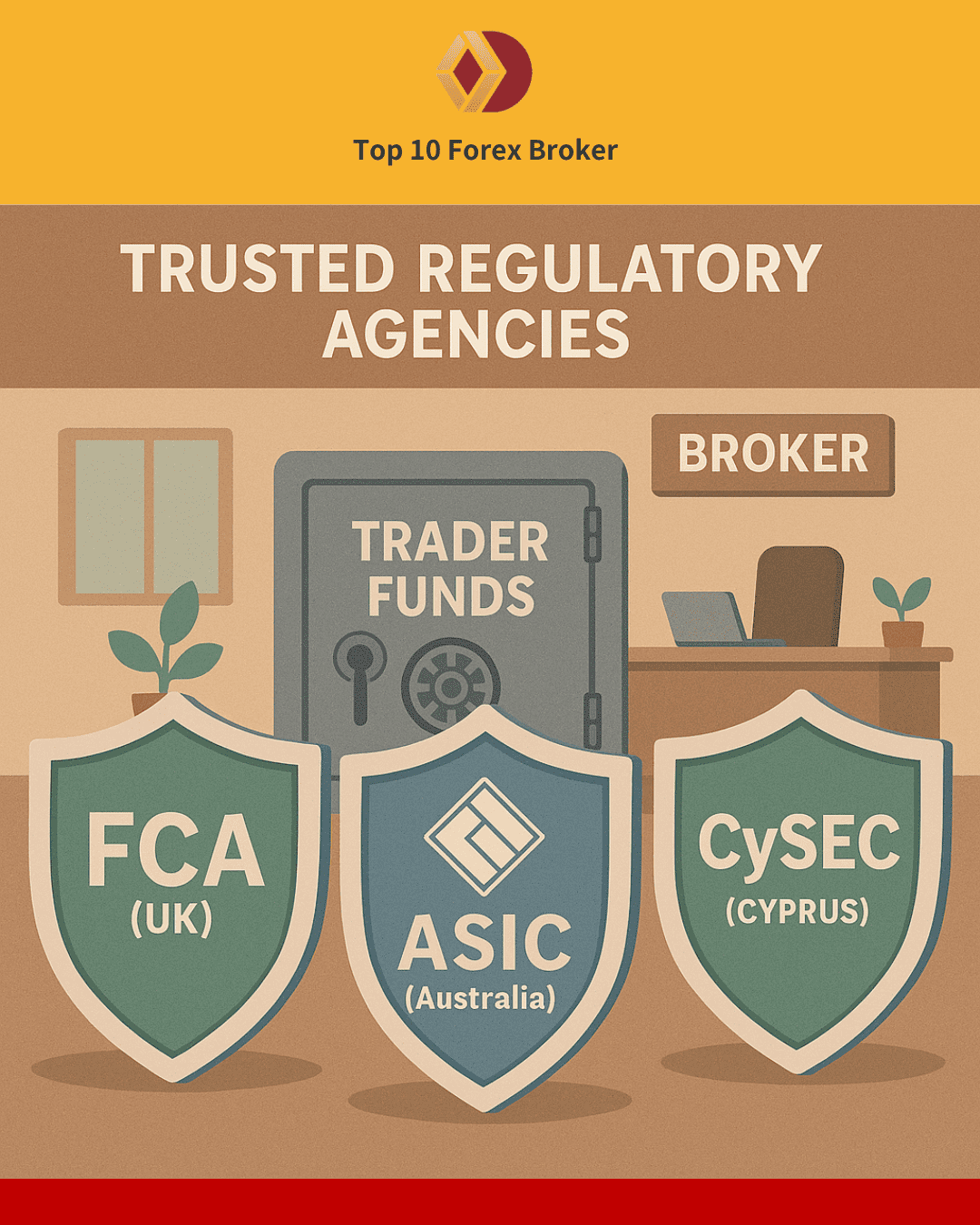ภาพหน่วยงานรองรับ Forex ที่เชื่อถือได้