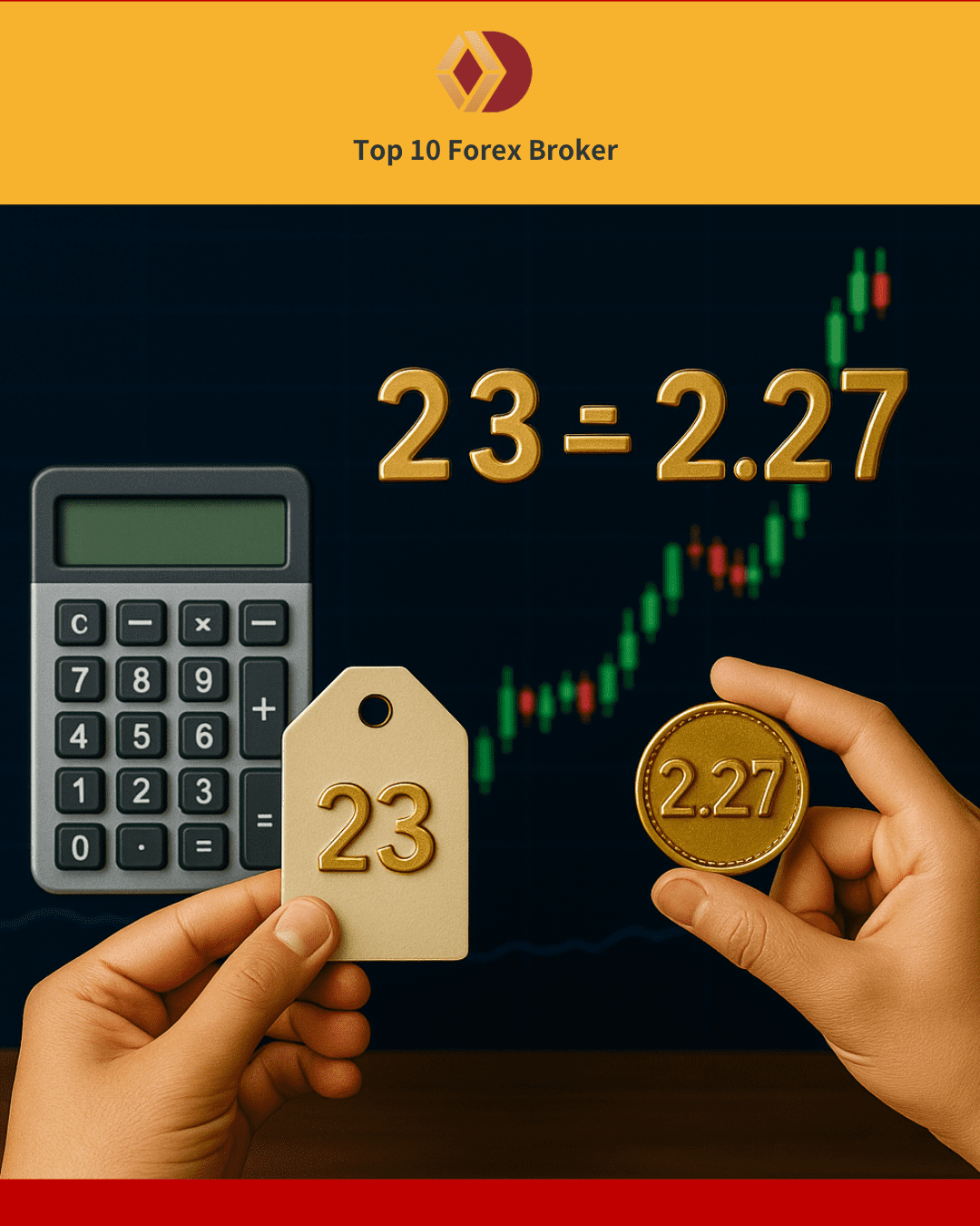 ภาพจำลองแสดงสูตร P/E Ratio