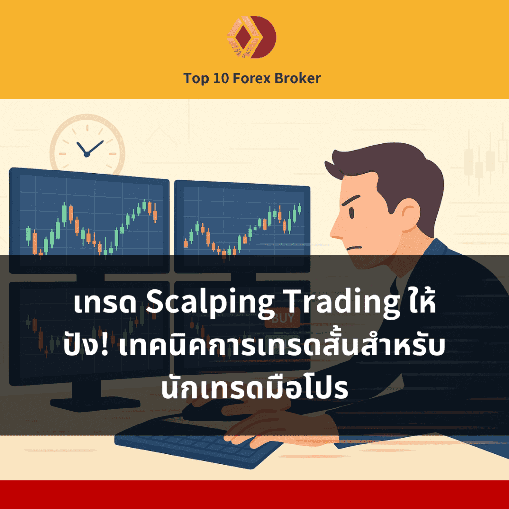 ภาพการเทรดแบบ Scalping trading