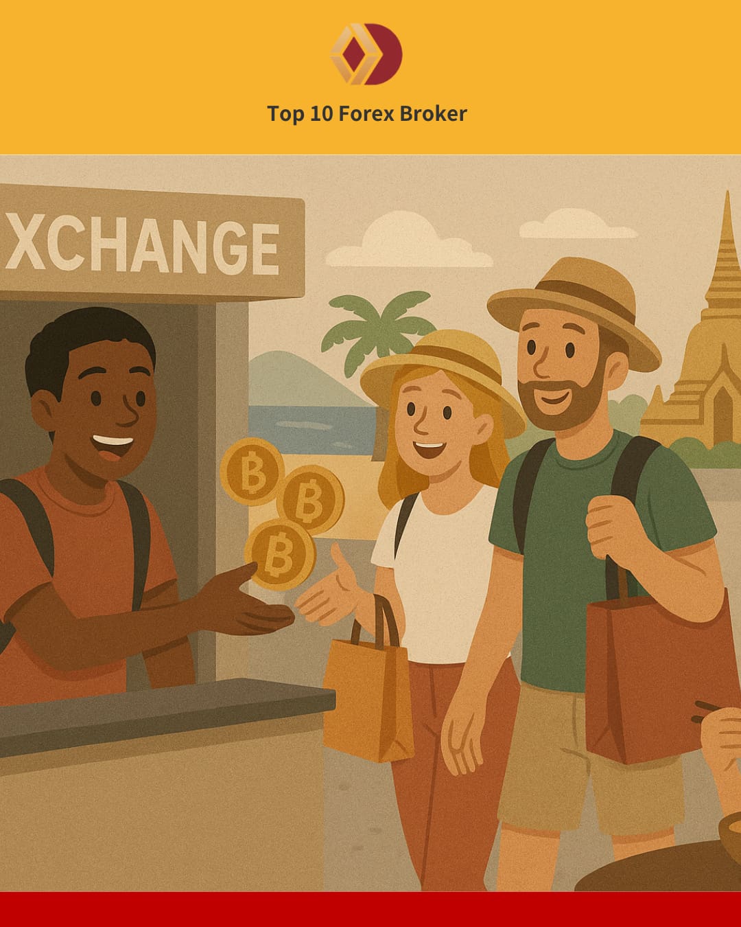 นักท่องเที่ยวต่างชาติเดินเที่ยวในตลาดไทย