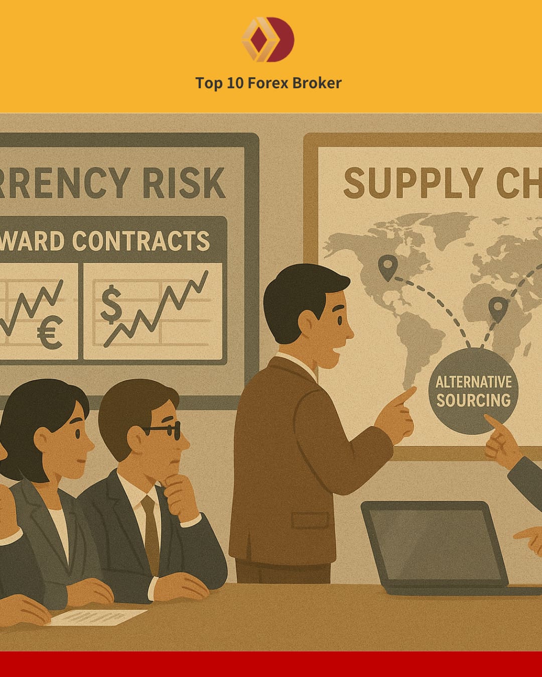 ภาพกลยุทธ์ในการรับมือเงินบาทอ่อนค่า