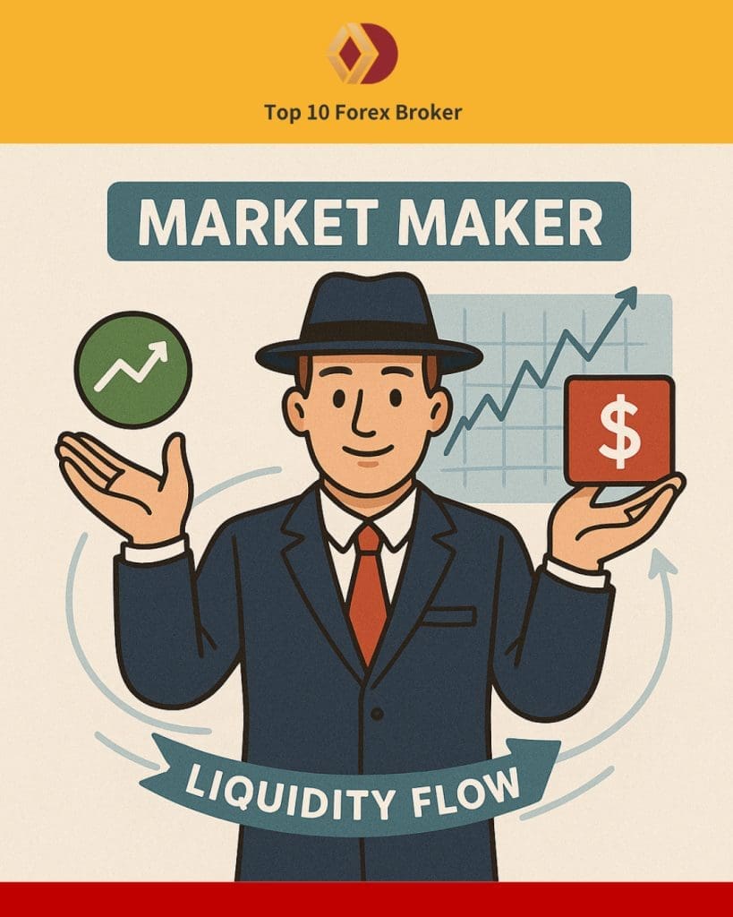 ภาพหน้าที่ของ Market Maker