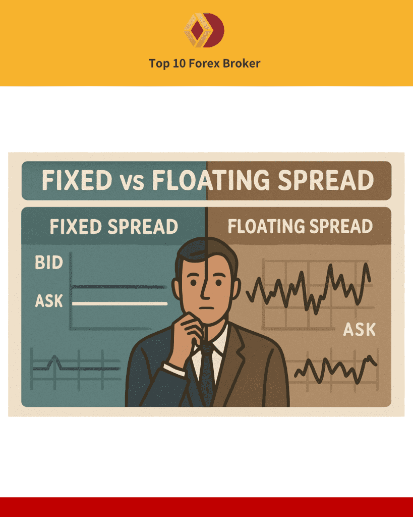 ภาพ Fixed Spread vs Floating Spread