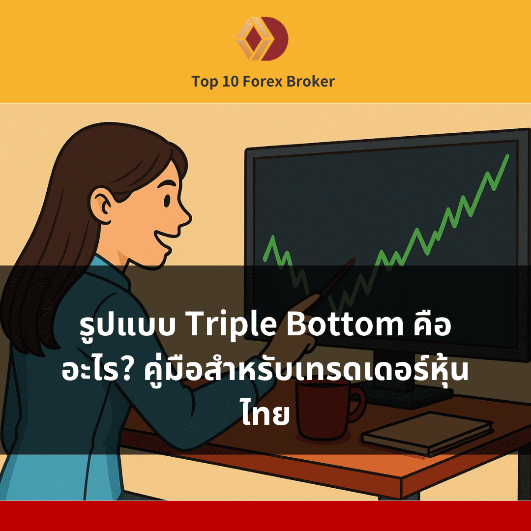 ภาพนักเทรดกำลังเช็คกราฟ