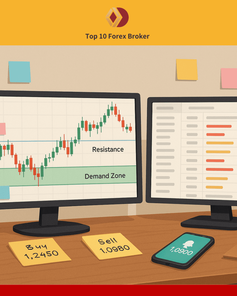 ภาพแสดงเครื่องมือและกลยุทธ์สำหรับนักเทรดไทย