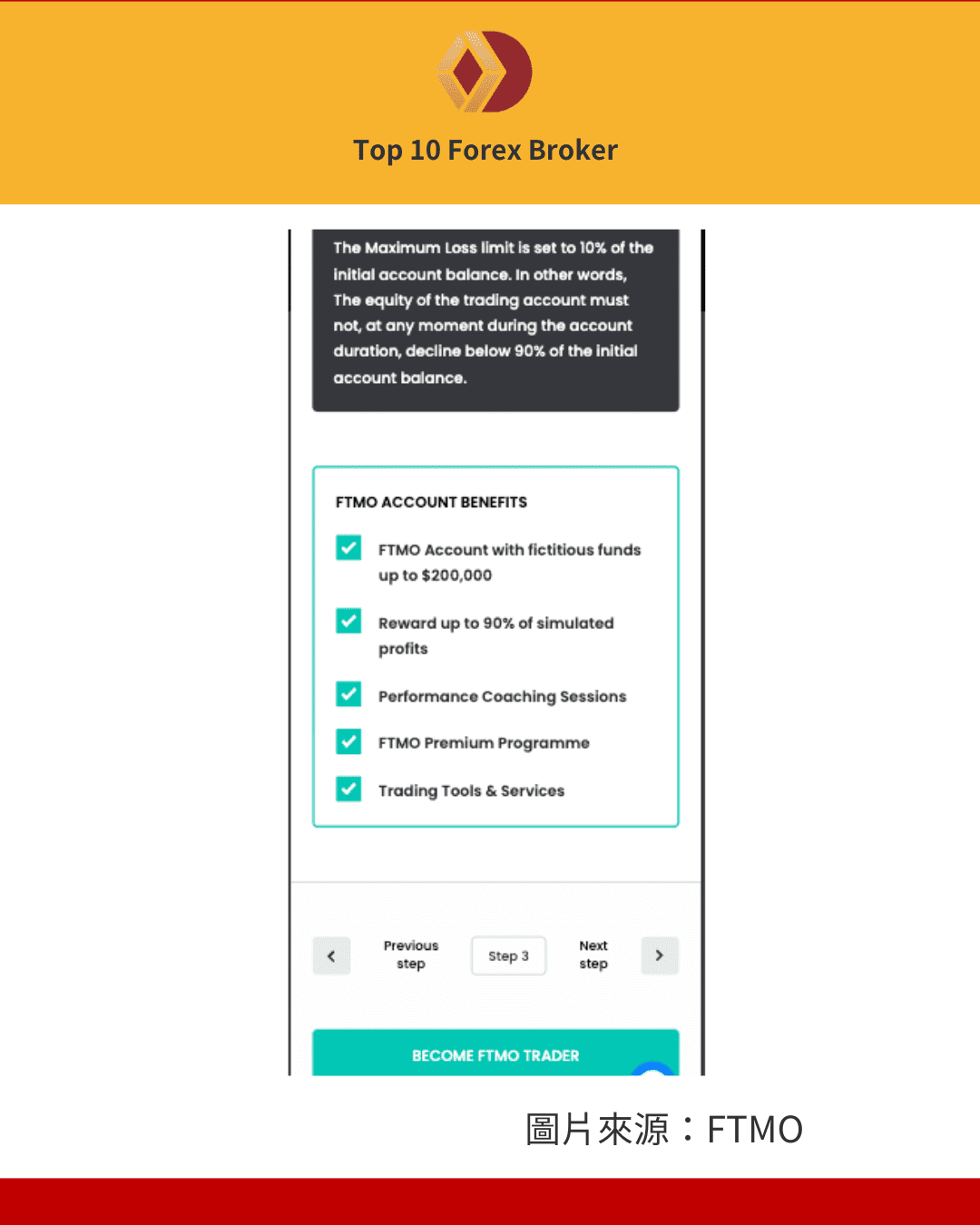FTMO 帳戶說明