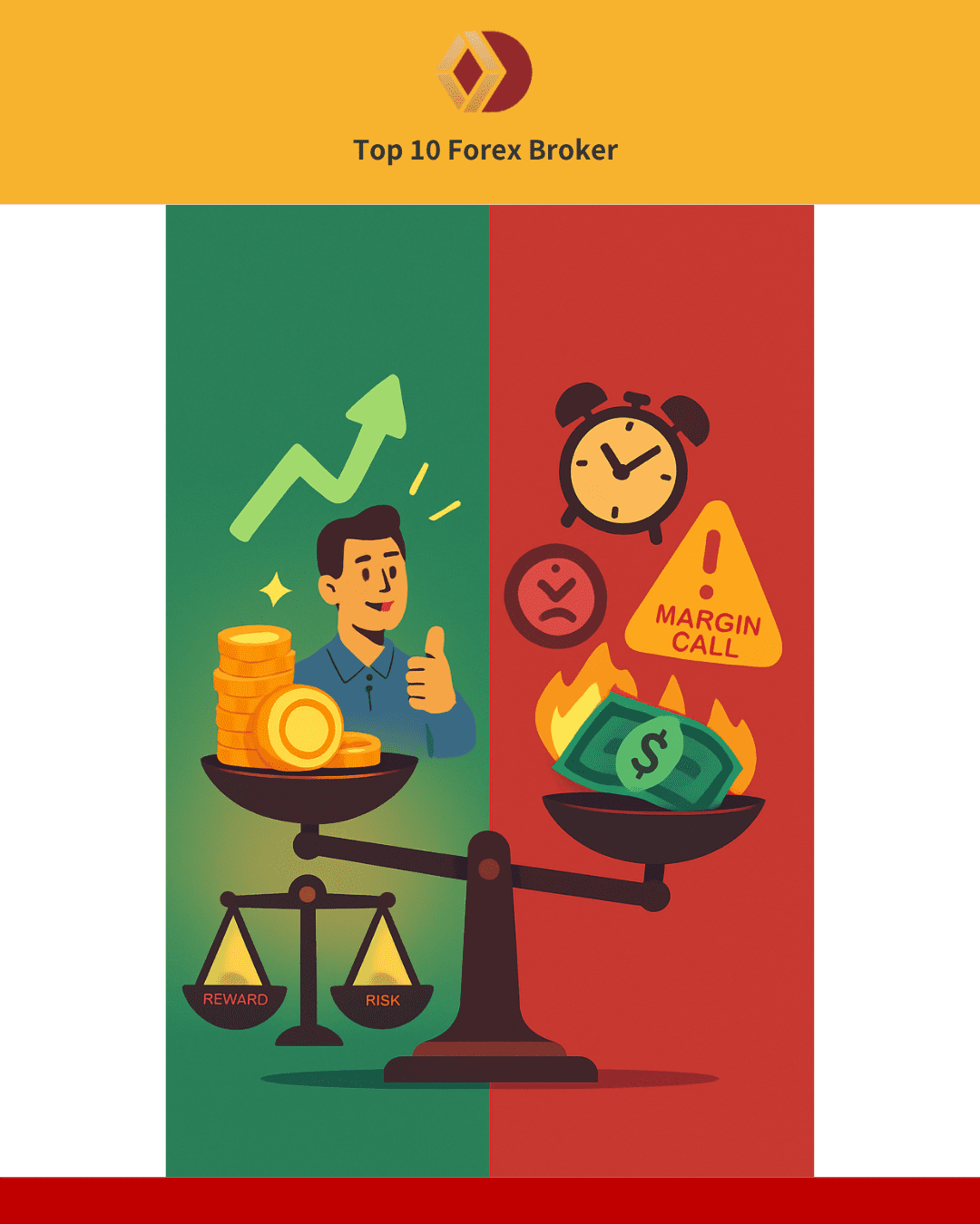 ภาพข้อดีและข้อเสียของการใช้ Leverage สูง