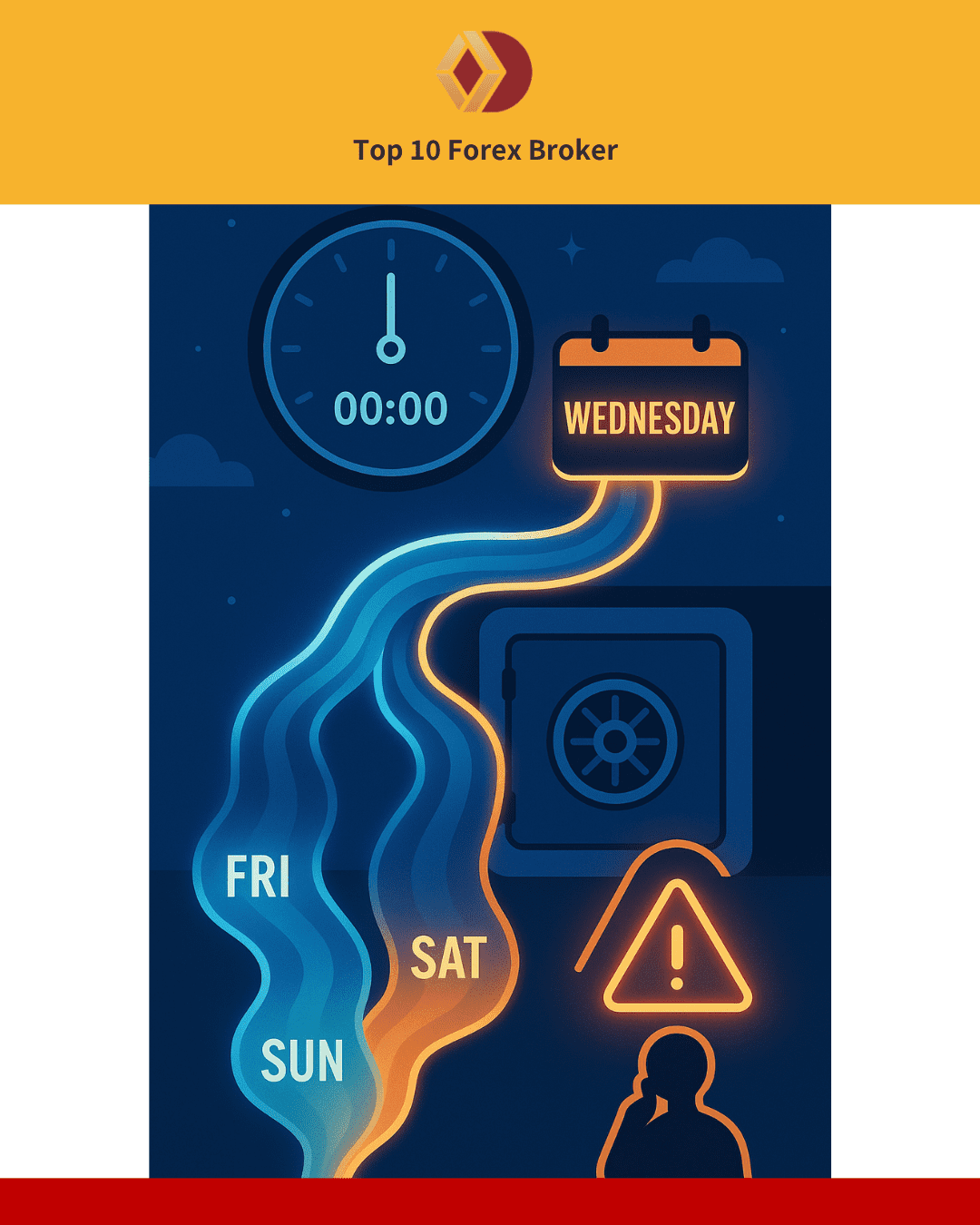 ภาพวันพุธที่มีการคิด swap เป็น 3 เท่า