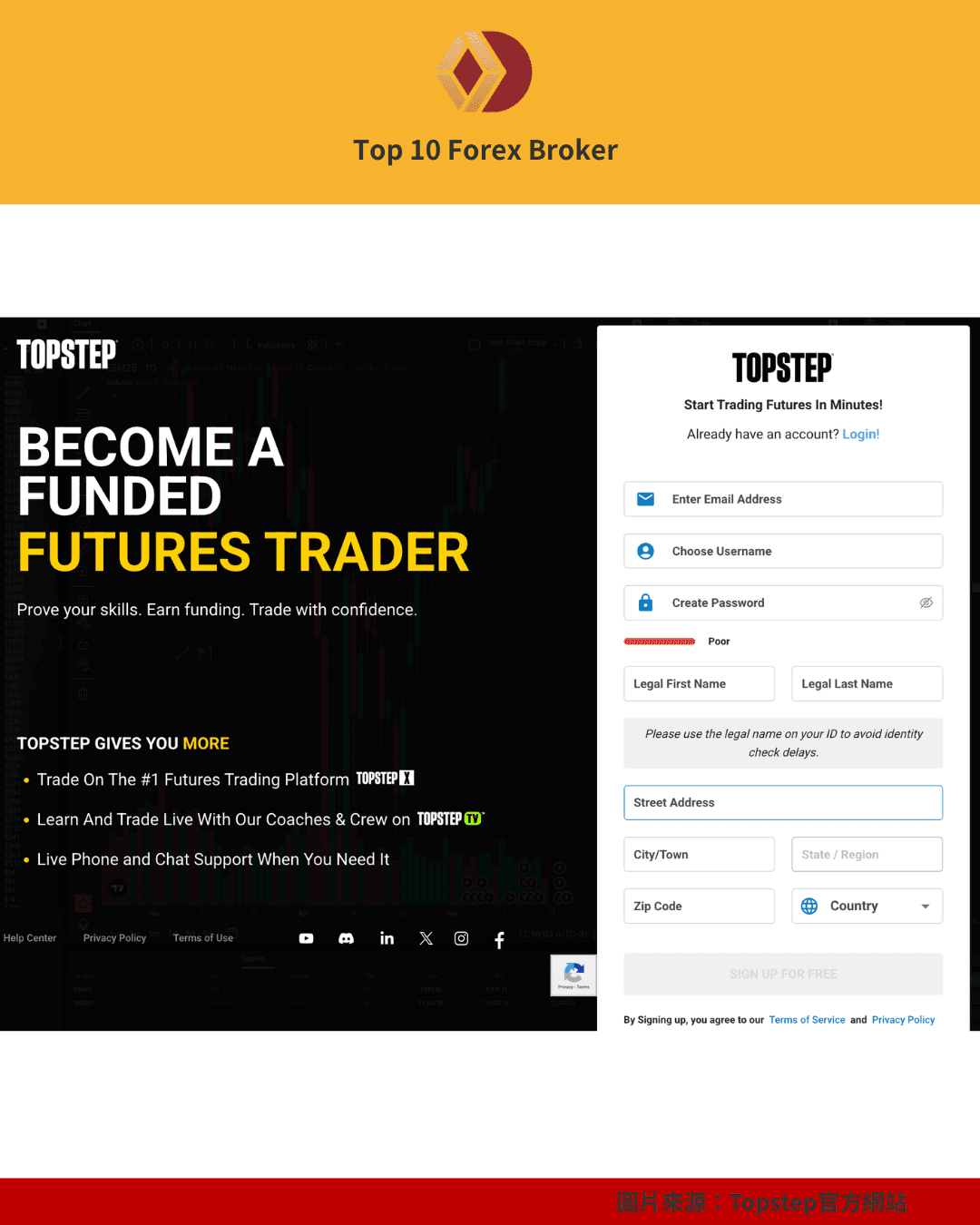 Topstep 註冊教學