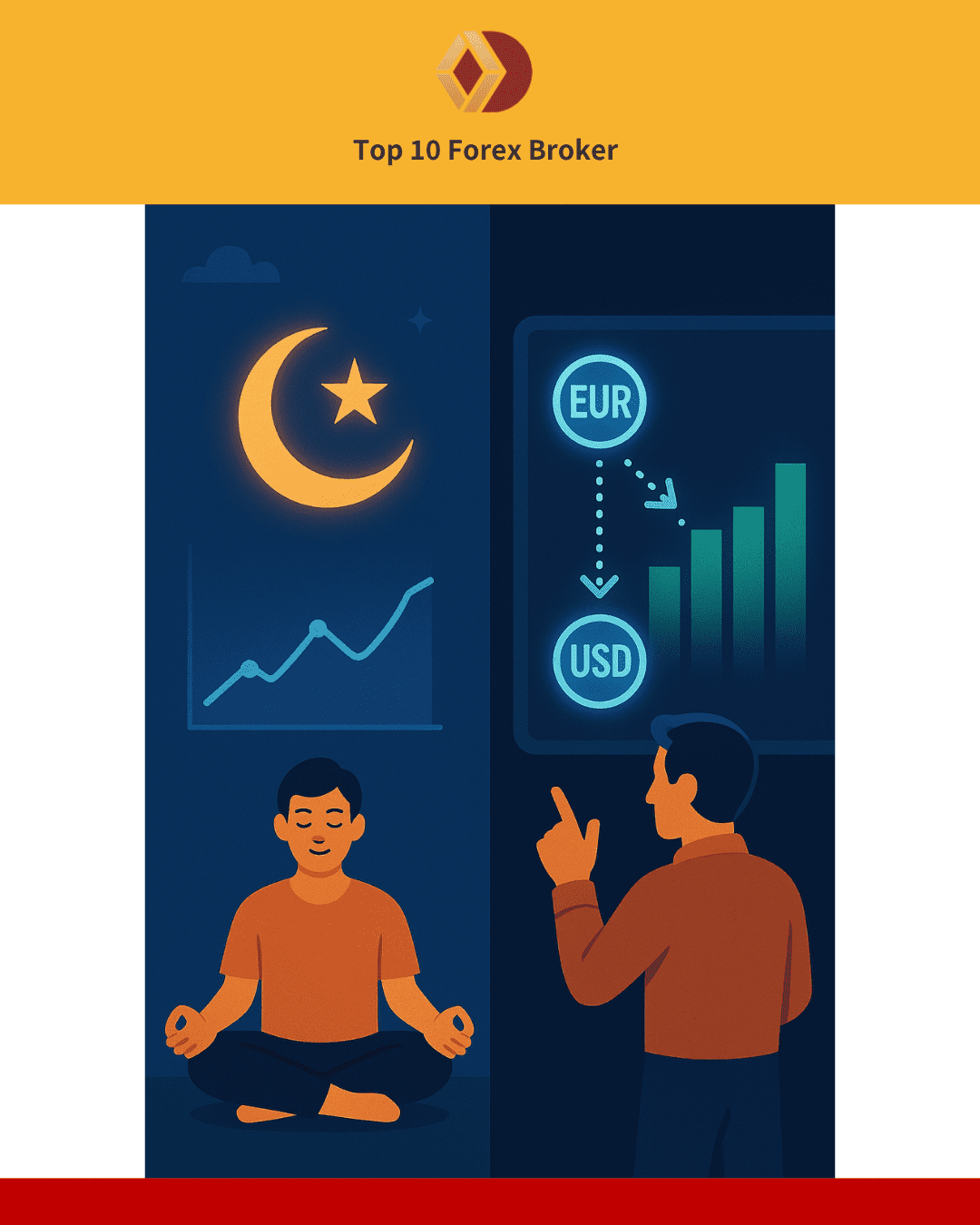 ภาพนักเทรดที่ใช้บัญชีปลอดค่าสวอป