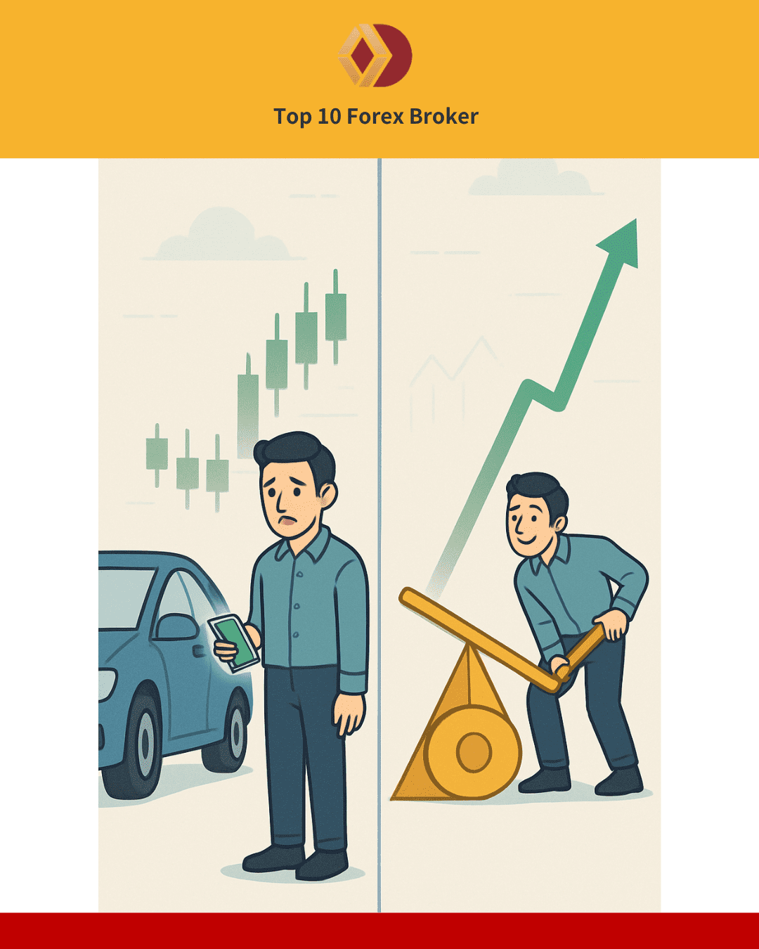 ภาพกลไกการทำงานของเลเวอเรจ