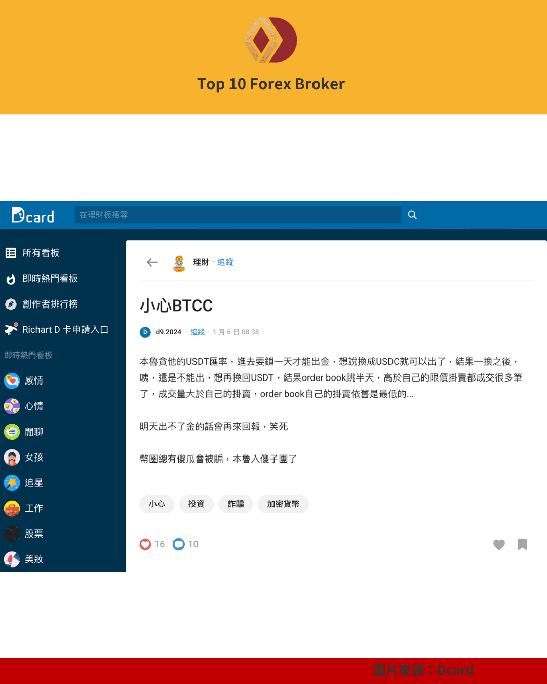 BTCC dcard評價