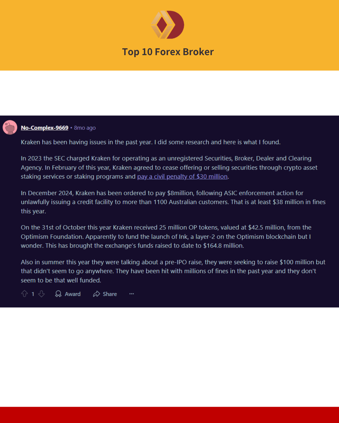 Reddit的Kraken相關討論1