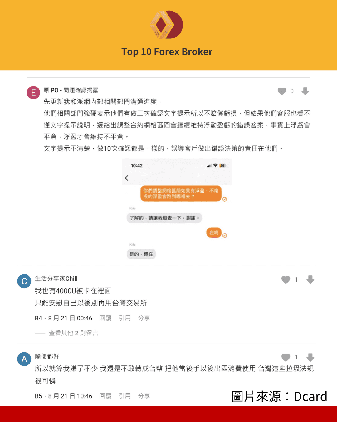 PTT論壇上抱怨Pionex客服態度和出入金被卡住