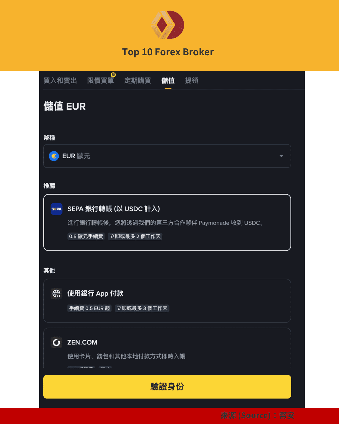 幣安入金儲值外幣