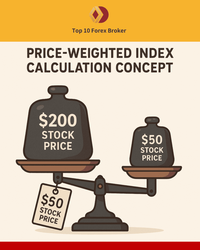 ภาพนี้ต้องเป็น แผนภาพแนวคิด เพื่ออธิบายความแตกต่างของวิธีการคำนวณแบบ "ถ่วงน้ำหนักด้วยราคา"